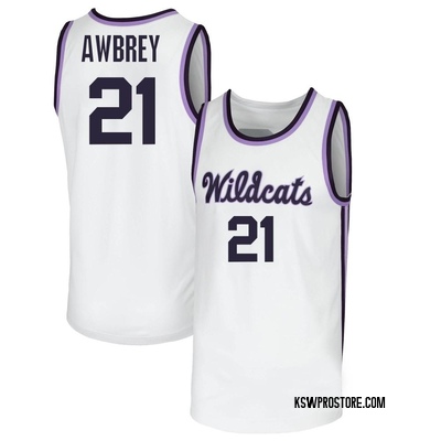 Men's Nate Awbrey Kansas State Wildcats Replica Basketball Jersey - White