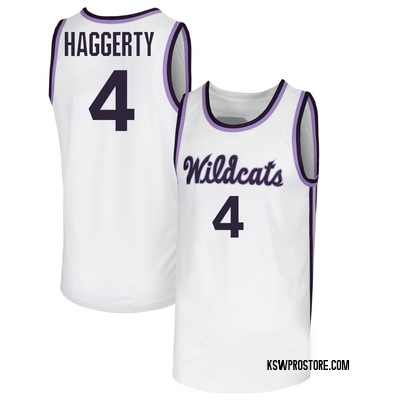 Men's P.J. Haggerty Kansas State Wildcats Replica Basketball Jersey - White