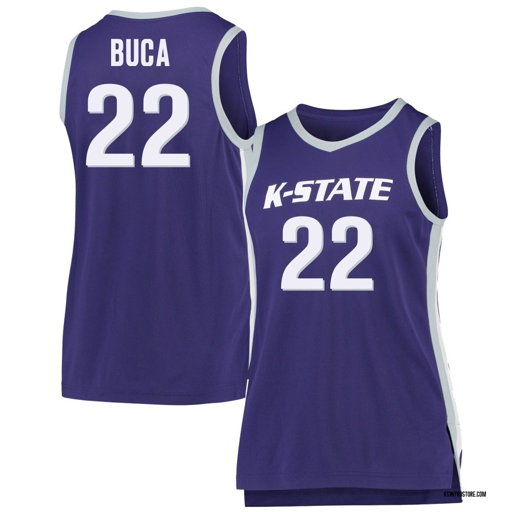 Women's Dorin Buca Kansas State Wildcats Replica Basketball Jersey - Purple