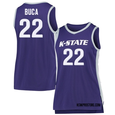 Women's Dorin Buca Kansas State Wildcats Replica Basketball Jersey - Purple