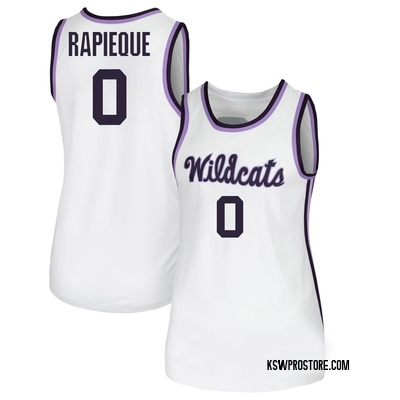 Women's Elias Rapieque Kansas State Wildcats Replica Basketball Jersey - White