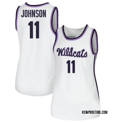 Women's Keyontae Johnson Kansas State Wildcats Replica Basketball Jersey - White