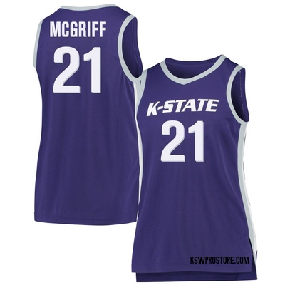 Women's Khamari McGriff Kansas State Wildcats Replica Basketball Jersey - Purple