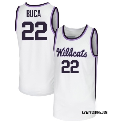 Youth Dorin Buca Kansas State Wildcats Replica Basketball Jersey - White