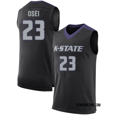 Youth Stephen Osei Kansas State Wildcats Replica Basketball Jersey - Black