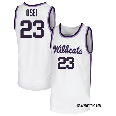 Youth Stephen Osei Kansas State Wildcats Replica Basketball Jersey - White