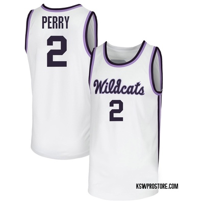 Youth Tylor Perry Kansas State Wildcats Replica Basketball Jersey - White